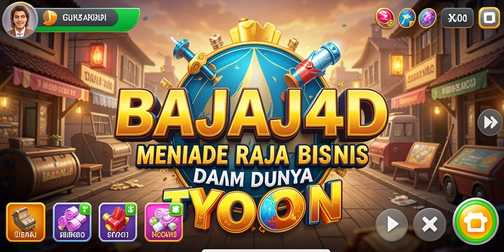 Screenshot BAJAJ4D menampilkan gameplay menarik dunia Tycoon.