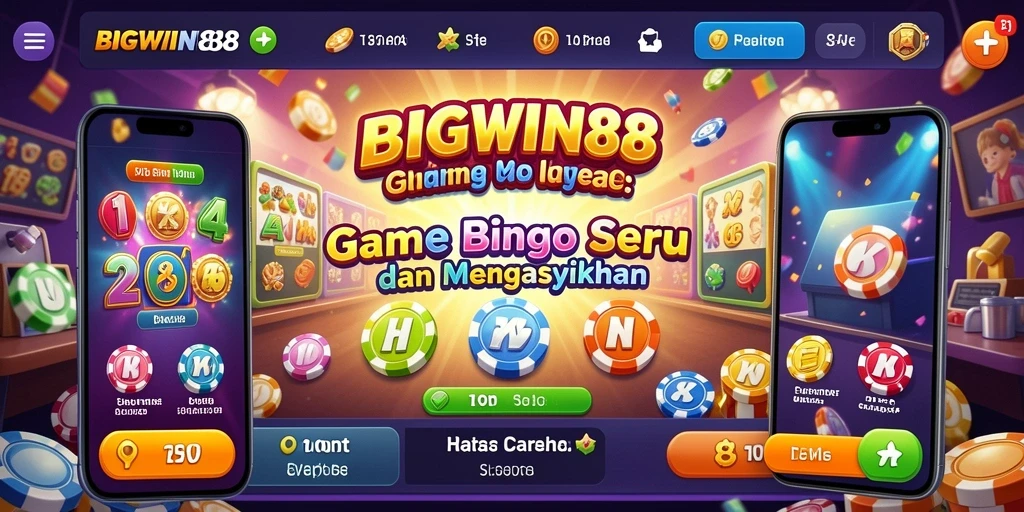 Tampilan gameplay Bingo di BIGWIN88 yang mengasyikkan dan kompetitif.