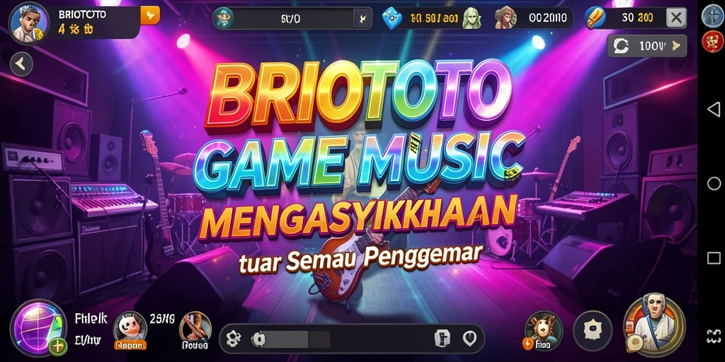 Tampilan gameplay BRIOTOTO yang penuh warna dan interaktif.