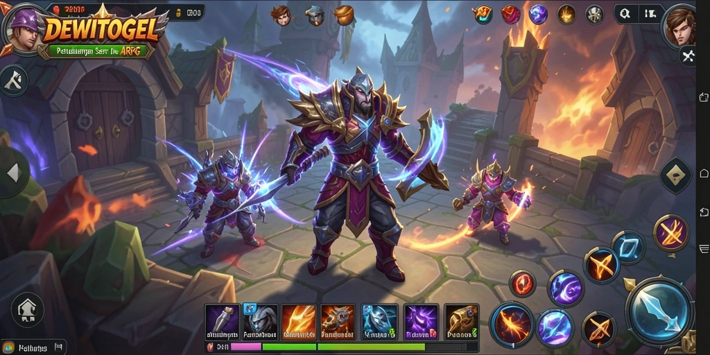 Tampilan gameplay ARPG yang mendebarkan di DEWITOGEL.