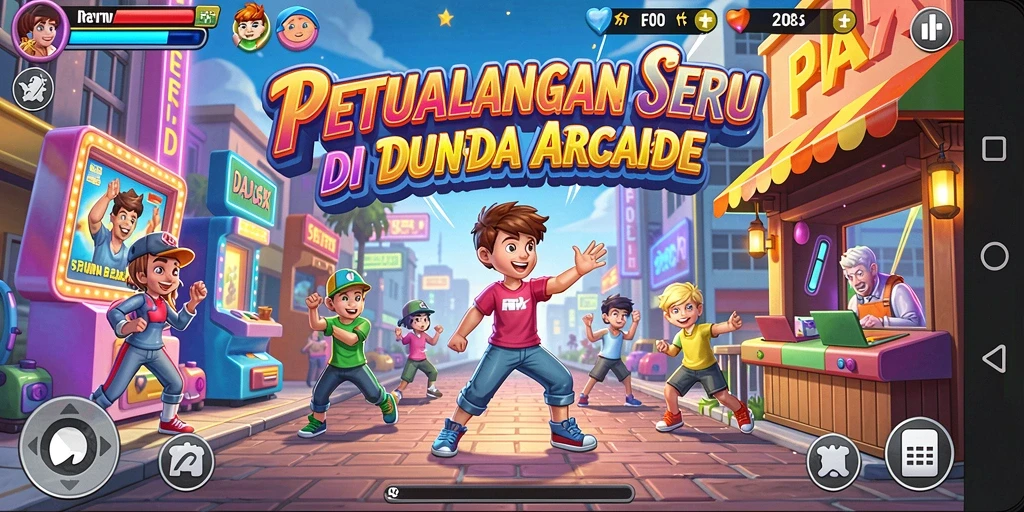 Screenshot tampilan gameplay F08 yang seru dan menarik.