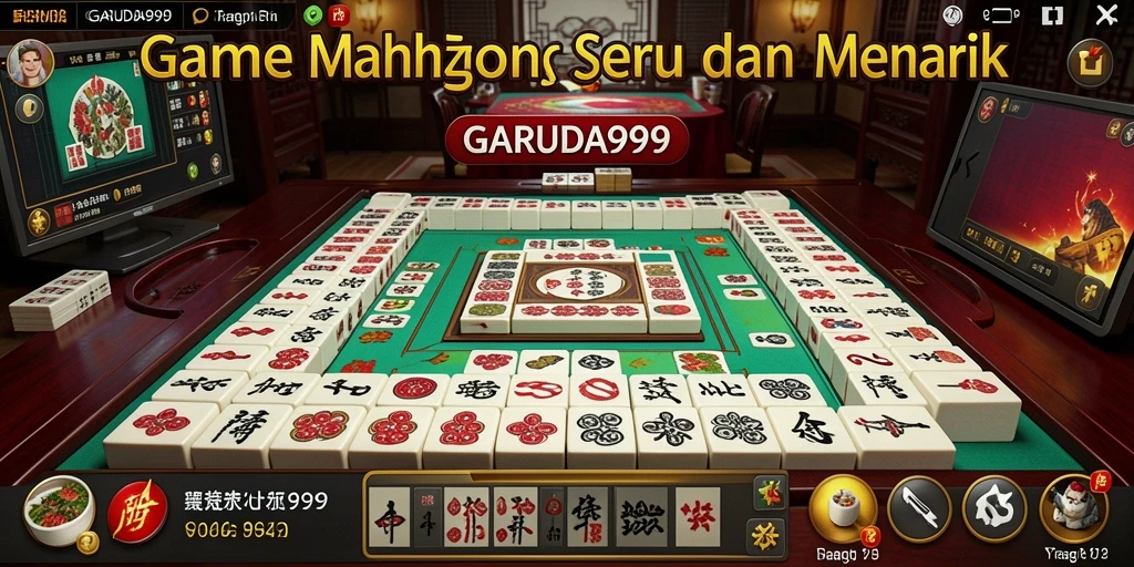 Tampilan gameplay GARUDA999 yang menarik dalam permainan Mahjong.