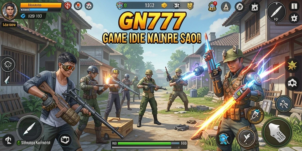 Tampilan gameplay GN777 yang menarik dengan mekanisme Idle.