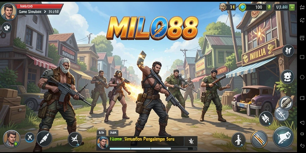 Screenshot utama MILO88 menampilkan pengalaman gameplay simulation yang seru.