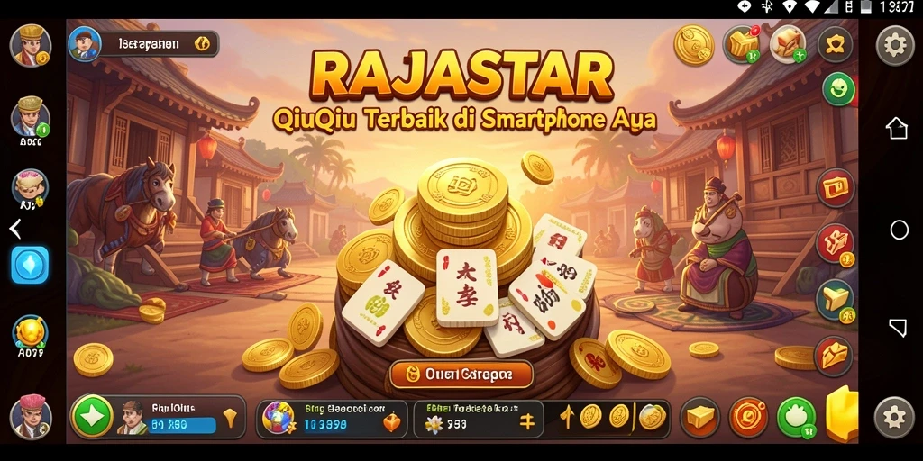 Tampilan gameplay seru dari RAJASTAR yang penuh tantangan.