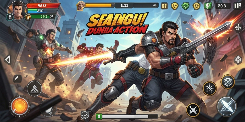 Tampilan gameplay RR33 yang menegangkan dan penuh aksi.