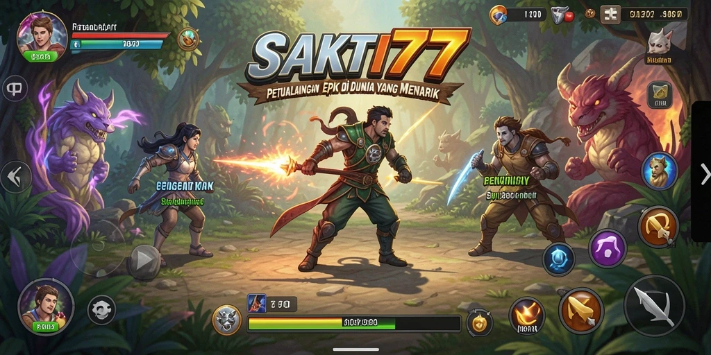 Gameplay SAKTI77 yang menawan dan penuh tantangan.