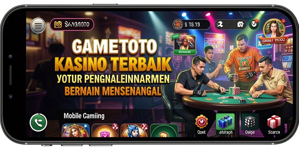 Tampilan gameplay menegangkan dari SANGTOTO dengan berbagai permainan Kasino.
