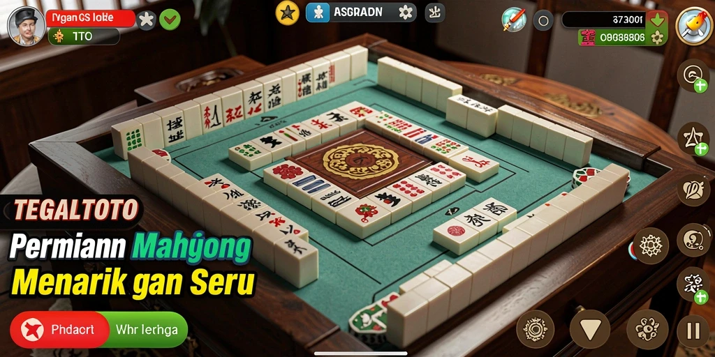 Screenshot gameplay menampilkan keseruan permainan Mahjong.